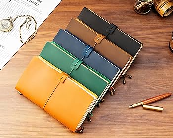 Amazon.com : Ox Knight Leather Travelers Notebook, 8.6'' x